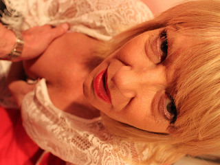 Naughty British housewife Amy sucking in POV style