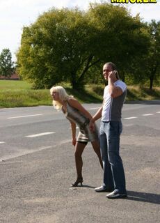 mature sex in a taxi at Mature.nl